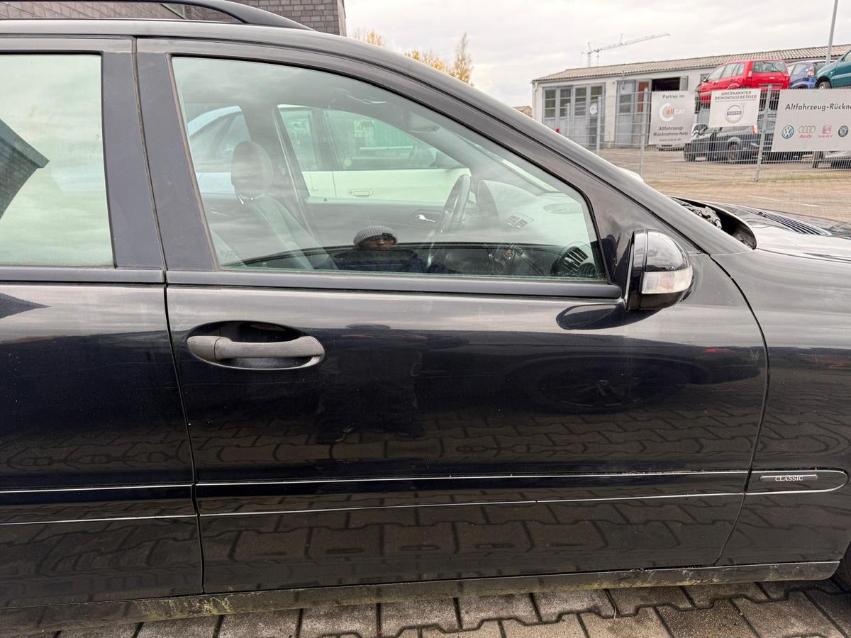 Mercedes C Klasse W203 original Tür vorn rechts 040 schwarz Rohbau BJ04